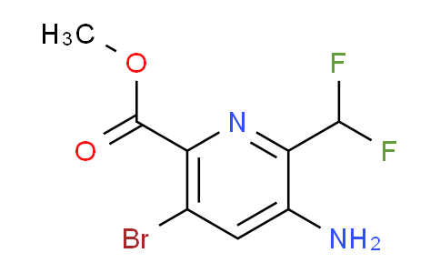 Methyl 3-amino-5-bromo-2-(difluoromethyl)pyridine-6-carboxylate