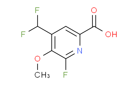 AM41668 | 1805440-70-3 | 4-(Difluoromethyl)-2-fluoro-3-methoxypyridine-6-carboxylic acid