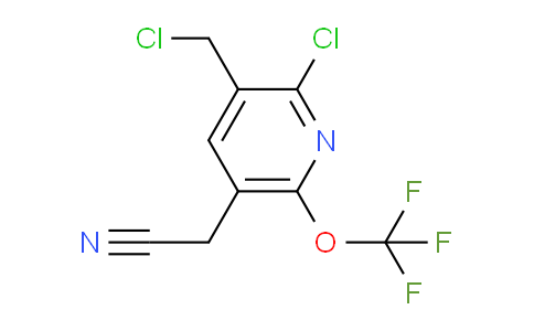2-Chloro-3-(chloromethyl)-6-(trifluoromethoxy)pyridine-5-acetonitrile