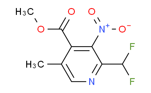 Methyl 2-(difluoromethyl)-5-methyl-3-nitropyridine-4-carboxylate