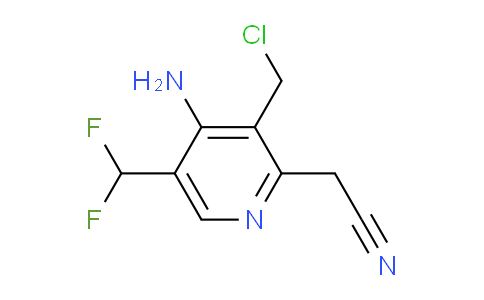 AM41684 | 1805230-64-1 | 4-Amino-3-(chloromethyl)-5-(difluoromethyl)pyridine-2-acetonitrile