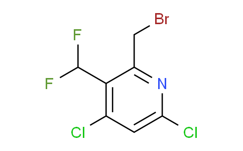 2-(Bromomethyl)-4,6-dichloro-3-(difluoromethyl)pyridine