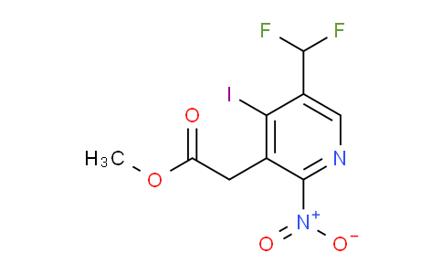 AM41703 | 1805423-03-3 | Methyl 5-(difluoromethyl)-4-iodo-2-nitropyridine-3-acetate