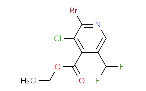 AM41706 | 1805450-07-0 | Ethyl 2-bromo-3-chloro-5-(difluoromethyl)pyridine-4-carboxylate