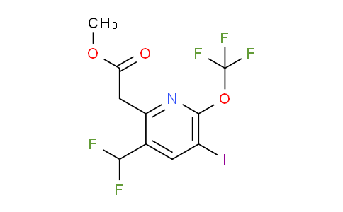 AM41717 | 1804745-08-1 | Methyl 3-(difluoromethyl)-5-iodo-6-(trifluoromethoxy)pyridine-2-acetate