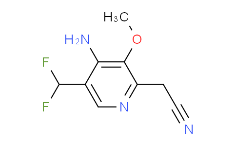 AM41719 | 1806792-69-7 | 4-Amino-5-(difluoromethyl)-3-methoxypyridine-2-acetonitrile