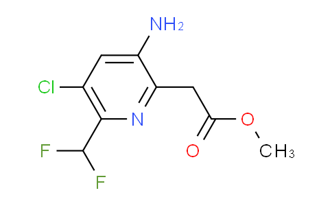 AM41724 | 1805101-37-4 | Methyl 3-amino-5-chloro-6-(difluoromethyl)pyridine-2-acetate