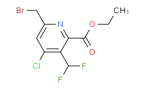AM41725 | 1805280-17-4 | Ethyl 6-(bromomethyl)-4-chloro-3-(difluoromethyl)pyridine-2-carboxylate