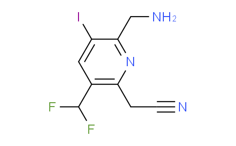 AM41732 | 1805429-80-4 | 2-(Aminomethyl)-5-(difluoromethyl)-3-iodopyridine-6-acetonitrile