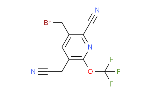 AM41757 | 1806064-22-1 | 3-(Bromomethyl)-2-cyano-6-(trifluoromethoxy)pyridine-5-acetonitrile