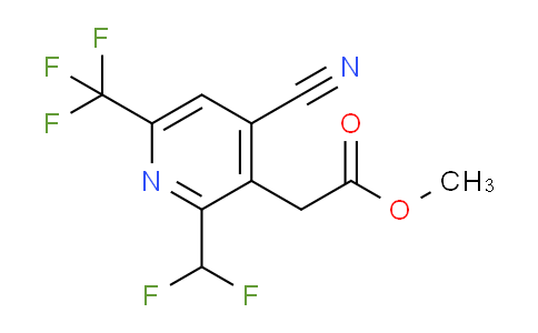 AM41760 | 1806962-08-2 | Methyl 4-cyano-2-(difluoromethyl)-6-(trifluoromethyl)pyridine-3-acetate