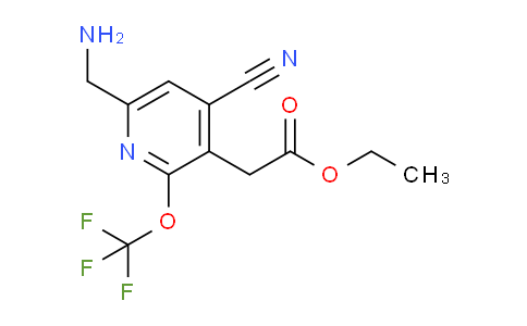 AM41761 | 1804300-60-4 | Ethyl 6-(aminomethyl)-4-cyano-2-(trifluoromethoxy)pyridine-3-acetate