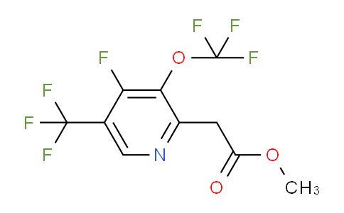 AM41765 | 1803946-08-8 | Methyl 4-fluoro-3-(trifluoromethoxy)-5-(trifluoromethyl)pyridine-2-acetate