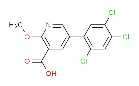 AM41771 | 1261664-60-1 | 2-Methoxy-5-(2,4,5-trichlorophenyl)nicotinic acid