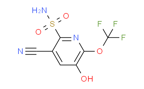 3-Cyano-5-hydroxy-6-(trifluoromethoxy)pyridine-2-sulfonamide