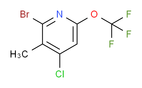 2-Bromo-4-chloro-3-methyl-6-(trifluoromethoxy)pyridine