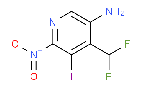 5-Amino-4-(difluoromethyl)-3-iodo-2-nitropyridine