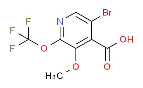 5-Bromo-3-methoxy-2-(trifluoromethoxy)pyridine-4-carboxylic acid