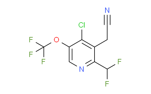 AM41819 | 1804553-93-2 | 4-Chloro-2-(difluoromethyl)-5-(trifluoromethoxy)pyridine-3-acetonitrile