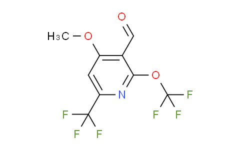 4-Methoxy-2-(trifluoromethoxy)-6-(trifluoromethyl)pyridine-3-carboxaldehyde