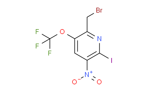 2-(Bromomethyl)-6-iodo-5-nitro-3-(trifluoromethoxy)pyridine