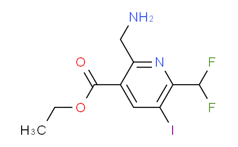 AM41846 | 1805424-76-3 | Ethyl 2-(aminomethyl)-6-(difluoromethyl)-5-iodopyridine-3-carboxylate