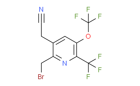 AM41857 | 1804670-93-6 | 2-(Bromomethyl)-5-(trifluoromethoxy)-6-(trifluoromethyl)pyridine-3-acetonitrile