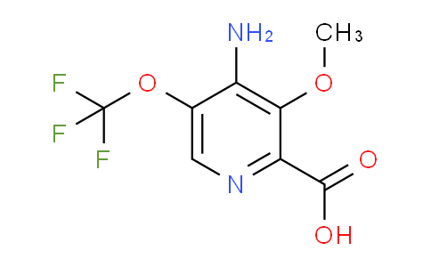 AM41859 | 1803936-13-1 | 4-Amino-3-methoxy-5-(trifluoromethoxy)pyridine-2-carboxylic acid