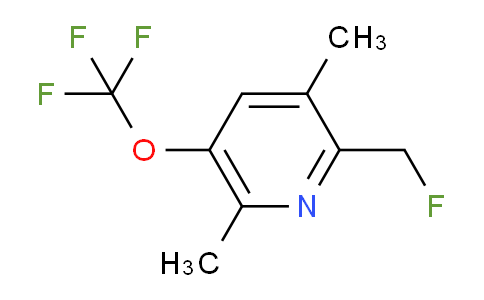 3,6-Dimethyl-2-(fluoromethyl)-5-(trifluoromethoxy)pyridine