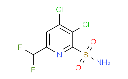 3,4-Dichloro-6-(difluoromethyl)pyridine-2-sulfonamide