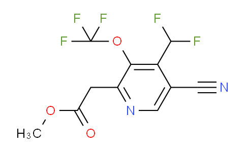 AM41881 | 1804739-75-0 | Methyl 5-cyano-4-(difluoromethyl)-3-(trifluoromethoxy)pyridine-2-acetate