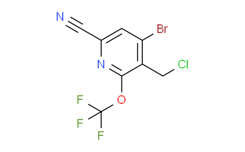 AM41886 | 1803665-44-2 | 4-Bromo-3-(chloromethyl)-6-cyano-2-(trifluoromethoxy)pyridine