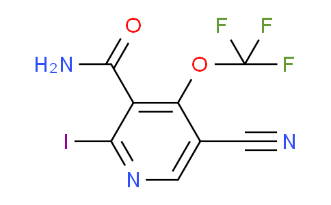 5-Cyano-2-iodo-4-(trifluoromethoxy)pyridine-3-carboxamide