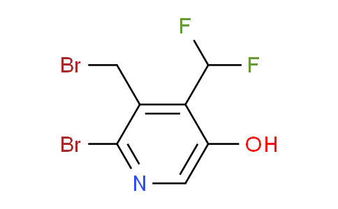 2-Bromo-3-(bromomethyl)-4-(difluoromethyl)-5-hydroxypyridine
