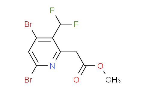 AM41898 | 1806827-20-2 | Methyl 4,6-dibromo-3-(difluoromethyl)pyridine-2-acetate