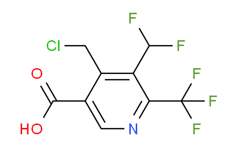 AM41902 | 1361820-95-2 | 4-(Chloromethyl)-3-(difluoromethyl)-2-(trifluoromethyl)pyridine-5-carboxylic acid