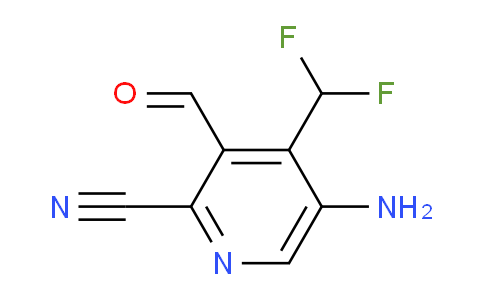 5-Amino-2-cyano-4-(difluoromethyl)pyridine-3-carboxaldehyde