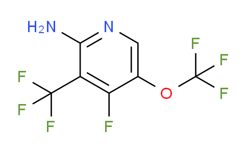 2-Amino-4-fluoro-5-(trifluoromethoxy)-3-(trifluoromethyl)pyridine