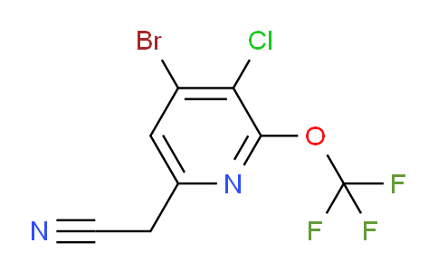 AM41924 | 1803659-04-2 | 4-Bromo-3-chloro-2-(trifluoromethoxy)pyridine-6-acetonitrile