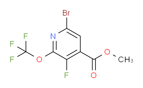 Methyl 6-bromo-3-fluoro-2-(trifluoromethoxy)pyridine-4-carboxylate