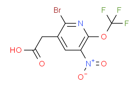 AM41938 | 1804655-33-1 | 2-Bromo-5-nitro-6-(trifluoromethoxy)pyridine-3-acetic acid