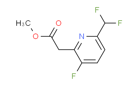 Methyl 6-(difluoromethyl)-3-fluoropyridine-2-acetate