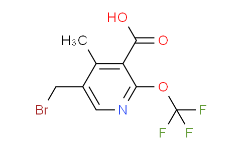 5-(Bromomethyl)-4-methyl-2-(trifluoromethoxy)pyridine-3-carboxylic acid