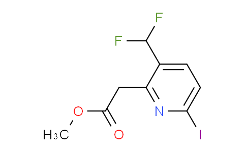 AM41964 | 1805317-43-4 | Methyl 3-(difluoromethyl)-6-iodopyridine-2-acetate