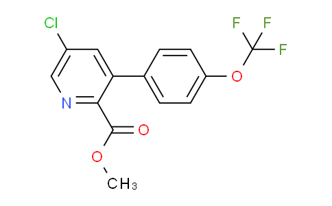 AM41989 | 1261743-12-7 | Methyl 5-chloro-3-(4-(trifluoromethoxy)phenyl)picolinate