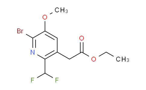 AM41990 | 1805927-48-3 | Ethyl 2-bromo-6-(difluoromethyl)-3-methoxypyridine-5-acetate