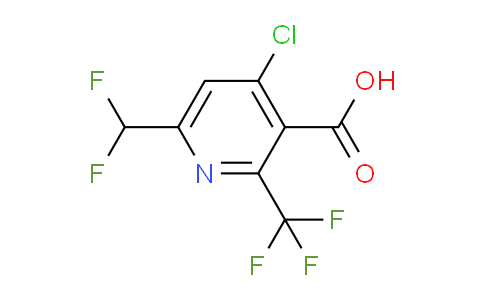 AM42018 | 1804371-99-0 | 4-Chloro-6-(difluoromethyl)-2-(trifluoromethyl)pyridine-3-carboxylic acid