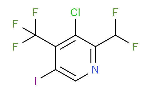 AM42031 | 1805353-65-4 | 3-Chloro-2-(difluoromethyl)-5-iodo-4-(trifluoromethyl)pyridine