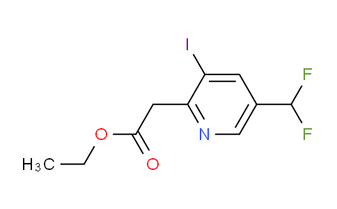 AM42040 | 1806773-63-6 | Ethyl 5-(difluoromethyl)-3-iodopyridine-2-acetate