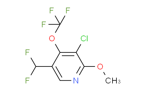 AM42049 | 1803995-97-2 | 3-Chloro-5-(difluoromethyl)-2-methoxy-4-(trifluoromethoxy)pyridine